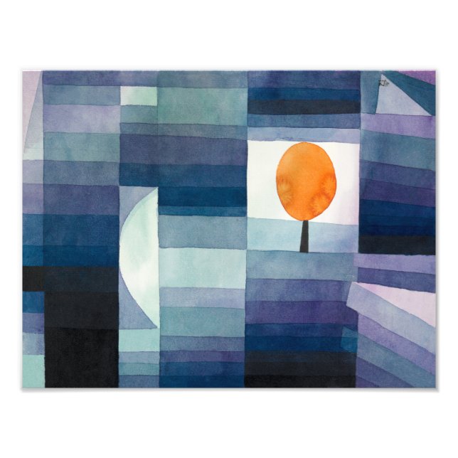 Der Vorbote des Herbstes | Paul Klee | Fotodruck (Vorne)