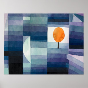 Der Vorbote des Herbstes   Paul Klee   Poster