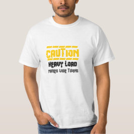 Der Vorsicht Drehungen weit T-Shirt