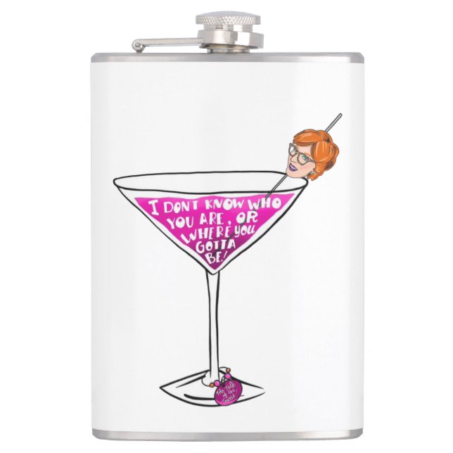 Der Vortrag der Stadt: Pammy Flask Flachmann (Vorderseite)