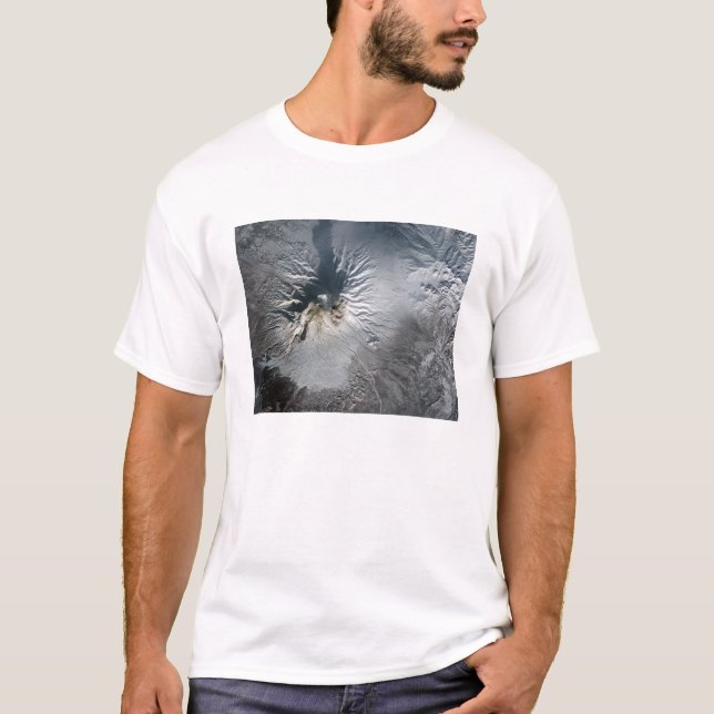 Der Vulkan Shiveluch in Russland T-Shirt (Vorderseite)
