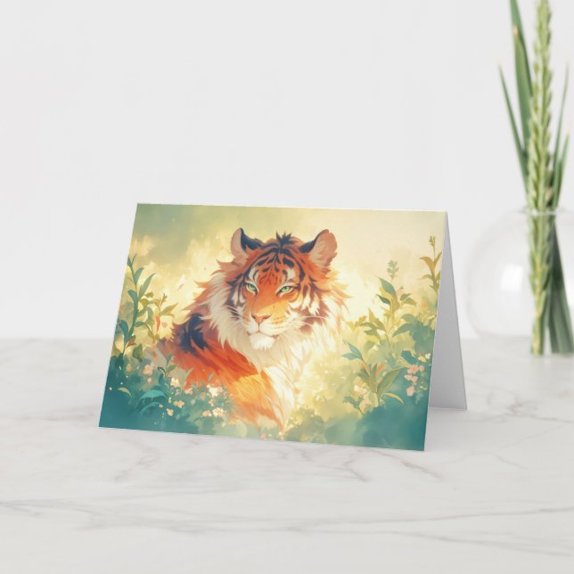 Der Wachsame Tiger Karte (Vorderseite)