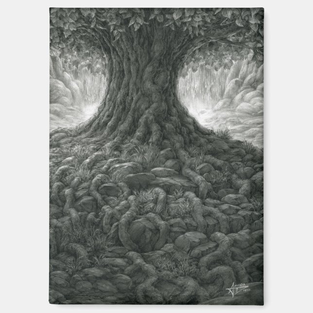 Der Wächterbaum Magnet (Vorderseite)