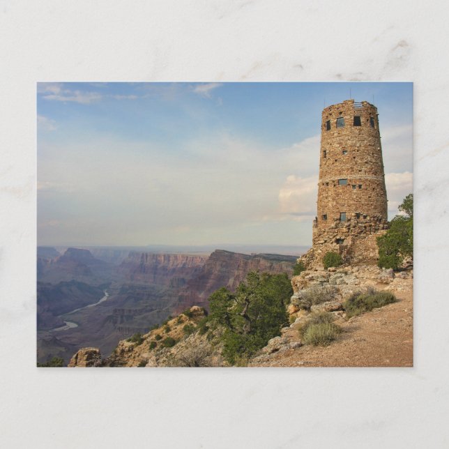 Der Wachturm von Desertview im Grand Canyon Postkarte (Vorderseite)