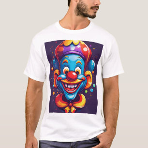 "Der Wahnsinn entfesselt: Abstrakter Joker, Gesich T-Shirt