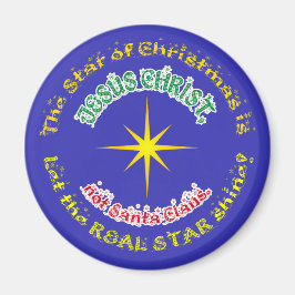 Der wahre Stern der Weihnachten Magnet