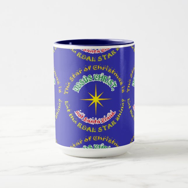 Der wahre Stern der Weihnachten Tasse (Zentrum)