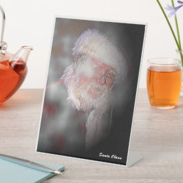 "Der wahre Weihnachtsmann" 6" x 8" Schild des Fußb