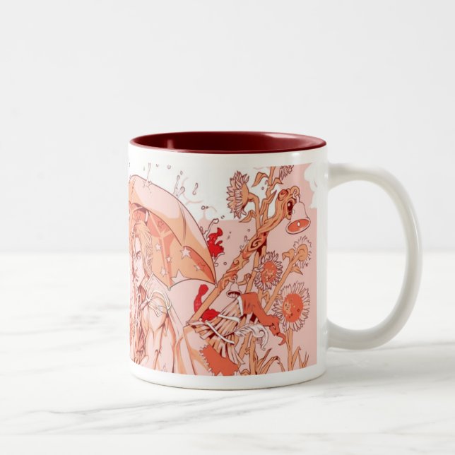 Der Wahrsager Zweifarbige Tasse (Rechts)