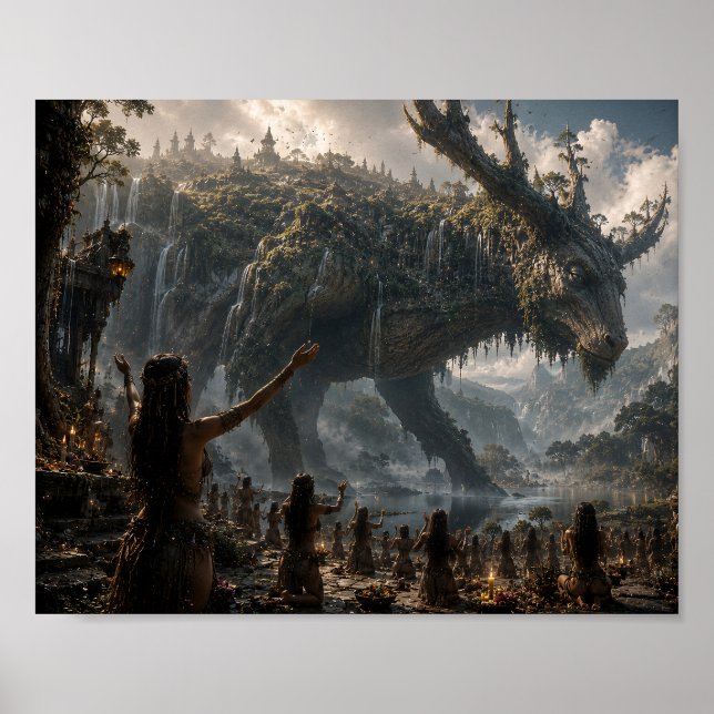 Der Wald, der wandert Poster (Vorne)