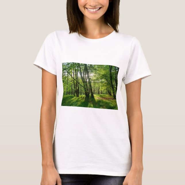 Der Wald im Frühling T-Shirt (Vorderseite)