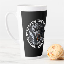 Der Wald ist offen Säbelzahn-Tiger-Design