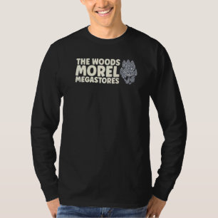 Der Wald Morel Megaspeichert Mushroom Mycology Fun T-Shirt
