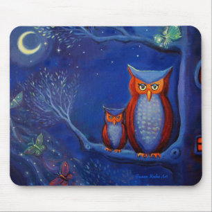 Der Wald nachts - Mäusematte Mousepad