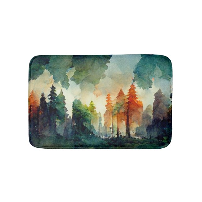 Der Wald (Natur) Badematte (Vorderseite)