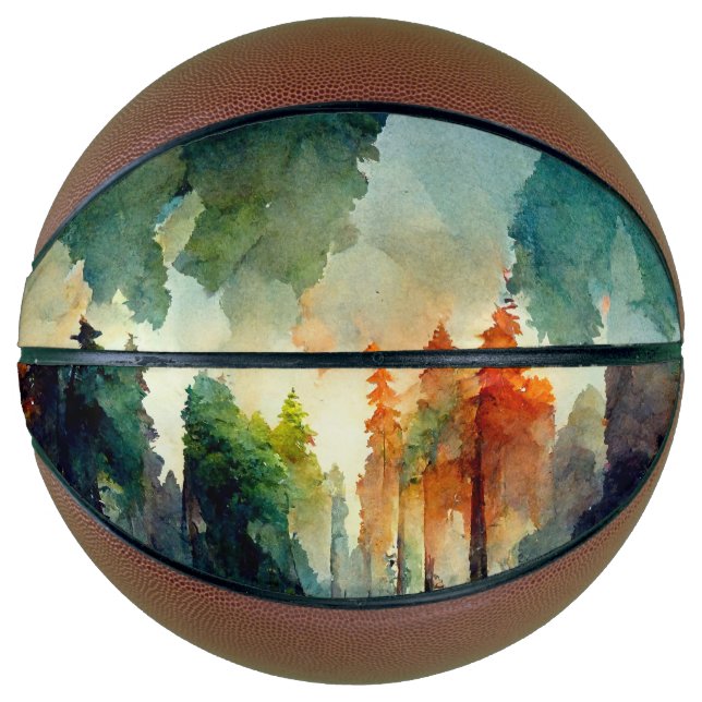 Der Wald (Natur) Basketball (Vorderseite)