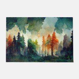 Der Wald (Natur) Fußmatte