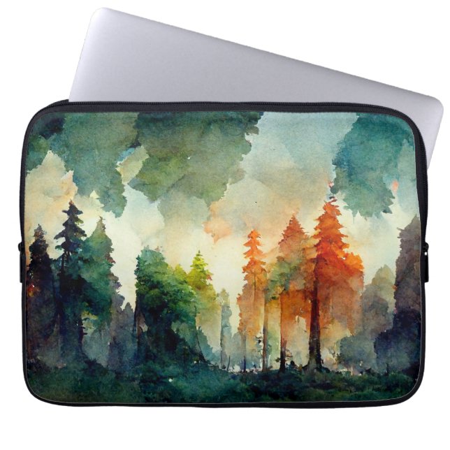 Der Wald (Natur) Laptopschutzhülle (Vorderseite)