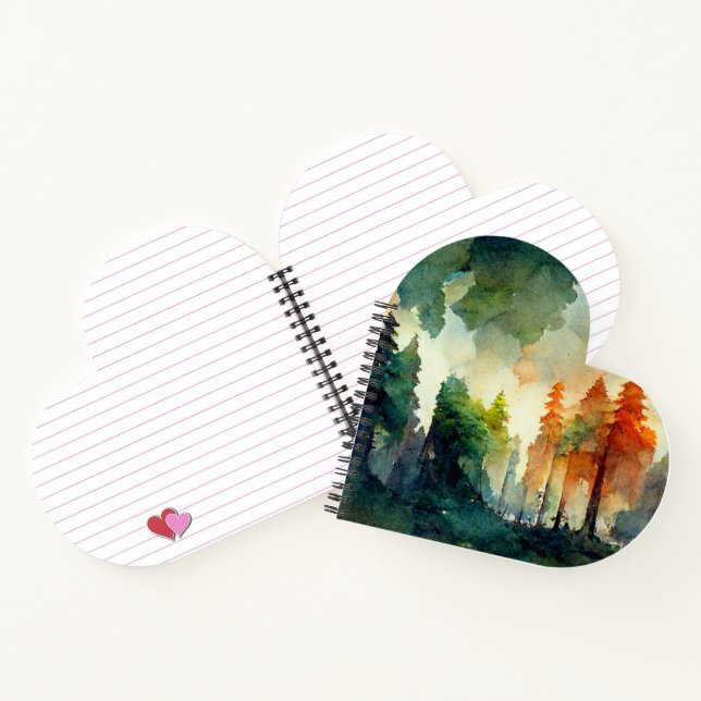 Der Wald (Natur) Notizbuch (Innenseite)