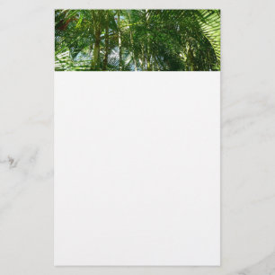 Der Wald von Palmen tropische Natur Briefpapier