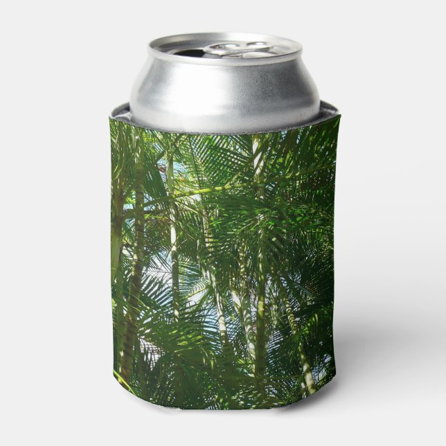 Der Wald von Palmen tropische Natur Dosenkühler (Kanne Vorderseite)