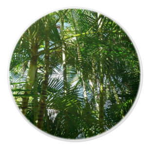 Der Wald von Palmen tropische Natur Keramikknauf