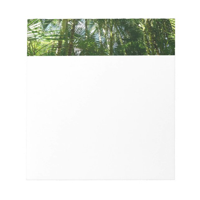 Der Wald von Palmen tropische Natur Notizblock (Vorderseite)