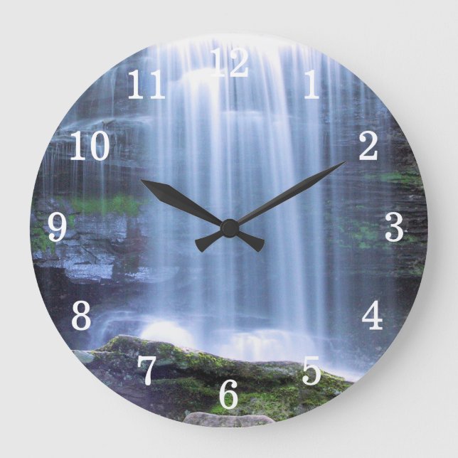 Der Waldfall Große Wanduhr (Vorderseite)