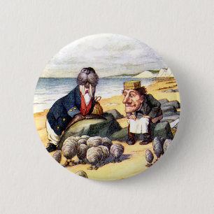 DER WALRUS UND DER CARPENTER IN WONDERLAND BUTTON