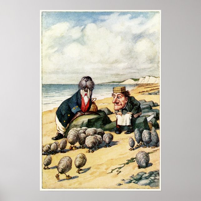 Der Walrus und der Carpenter Poster (Vorne)