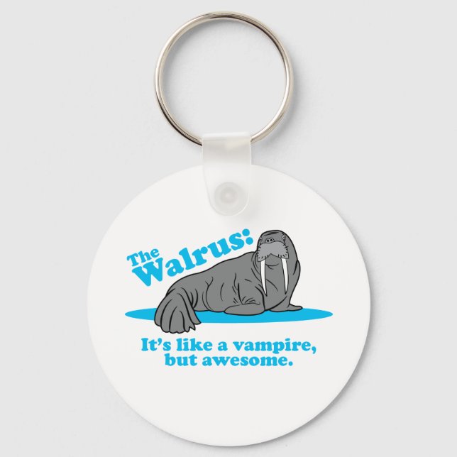 Der Walrus Vampire Schlüsselanhänger (Vorderseite)