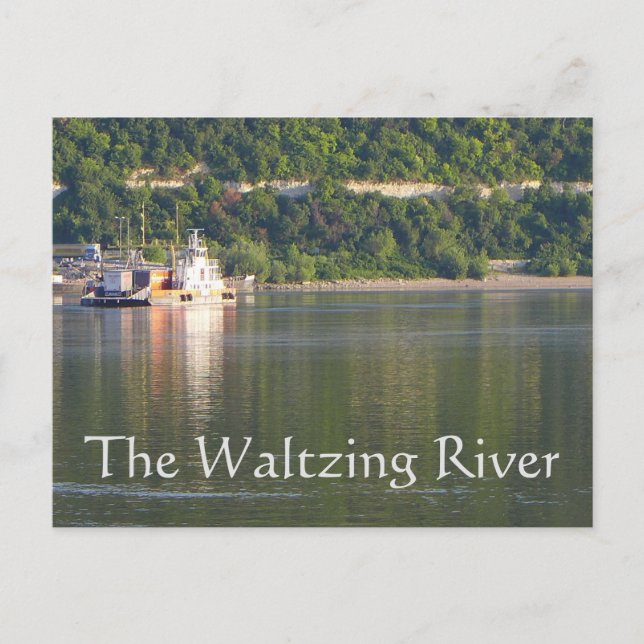 Der Waltzing-Fluss Postkarte (Vorderseite)