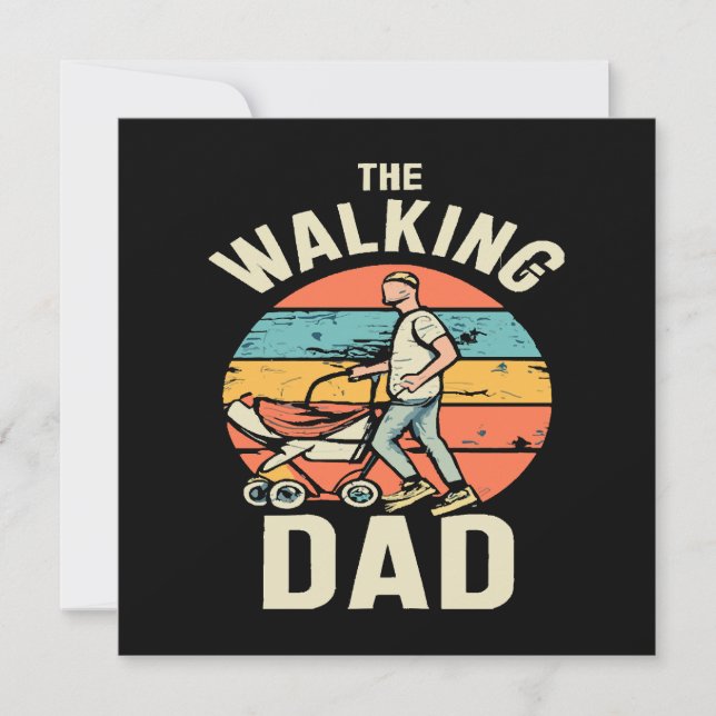 der wandelnde Vater Einladung (Vorderseite)