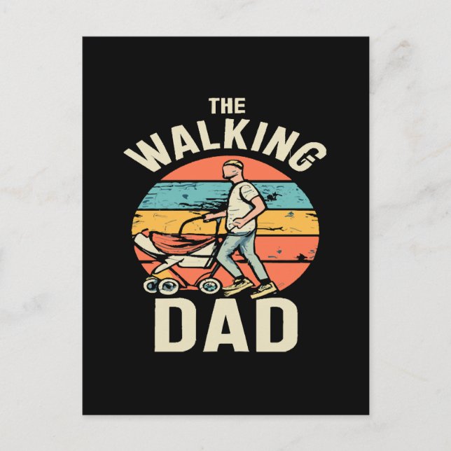 der wandelnde Vater Postkarte (Vorderseite)