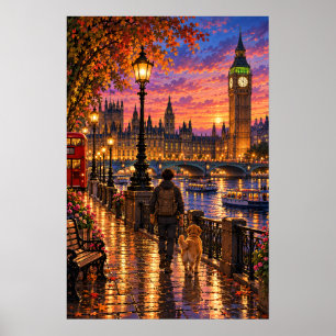 Der Wanderer London Poster