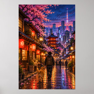 Der Wanderer Tokio Poster