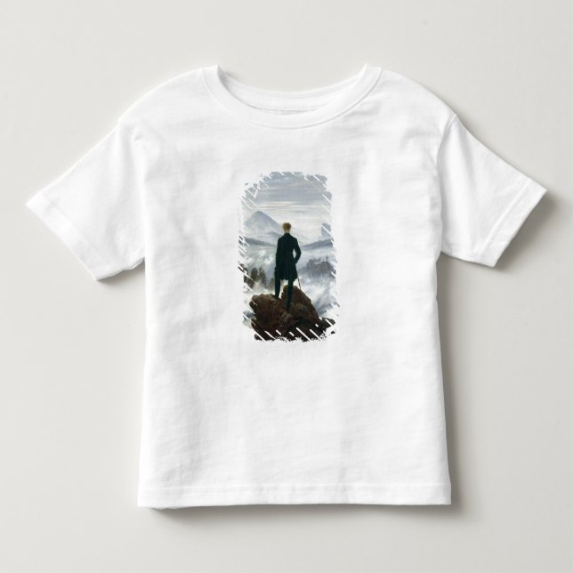 Der Wanderer über dem Meer von Nebel, 1818 Kleinkind T-shirt (Vorderseite)