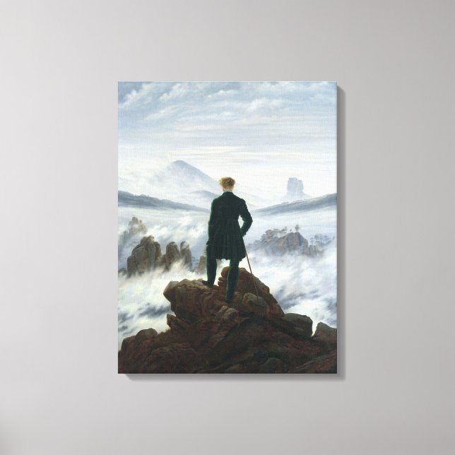 Der Wanderer über dem Nebel-Meer, 1818 Leinwanddruck (Vorderseite)