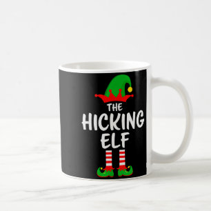 Der wandernde Elf passende Familienweihnachten Kaffeetasse