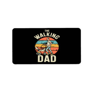 der wandernde Vater Adressaufkleber