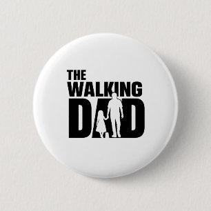 Der wandernde Vater Vater-Tochter-Button Button
