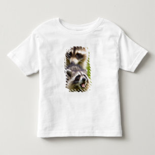 Der Waschbär, Procyon lotor, ist ein weit verbreit Kleinkind T-shirt