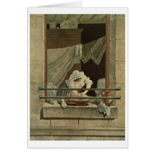 Der Washerwoman, graviert von J. Laurent Julien