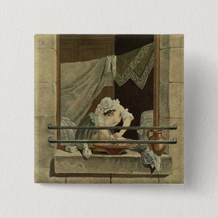 Der Washerwoman, graviert von J. Laurent Julien Button