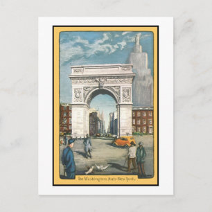 Der Washington-Arch, New York Postkarte