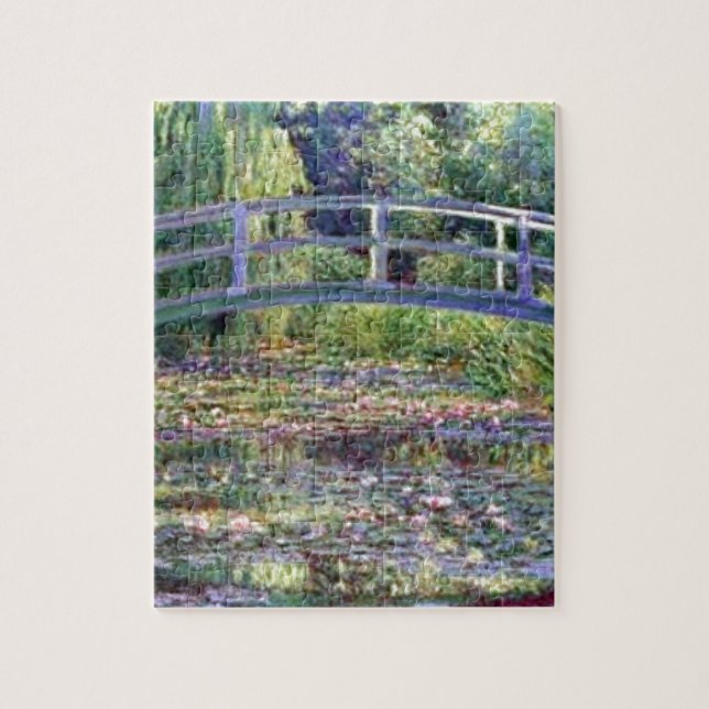 Der Wasser-Lilien-Teich durch Claude Monet (Vertikal)