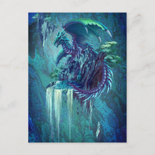 Der Wasserfall des Drachen Postkarte