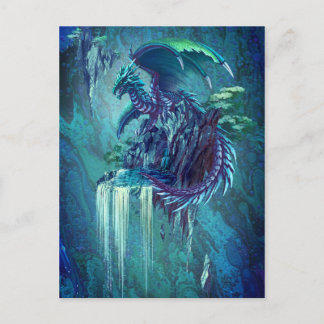Der Wasserfall des Drachen Postkarte