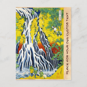 Der Wasserfall von Kirifuri in Kurokami in Shimots Postkarte