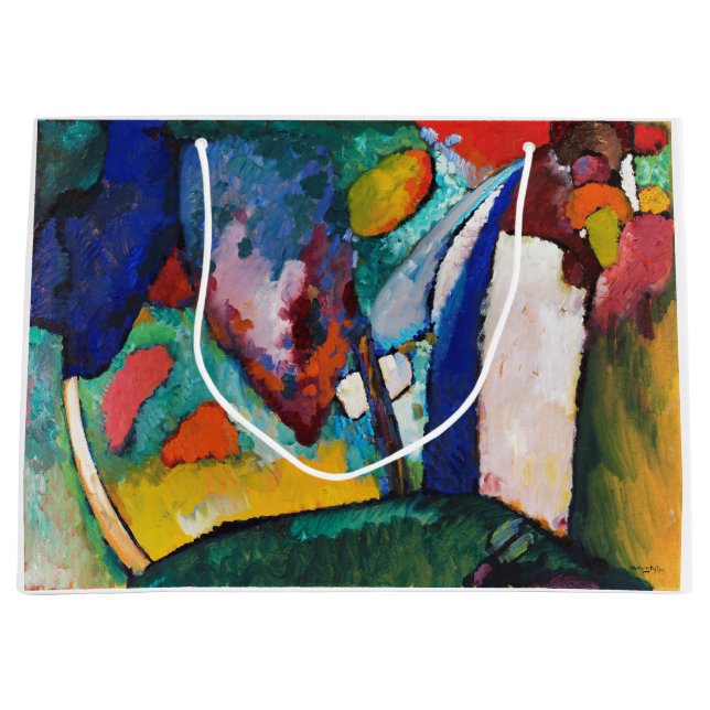 Der Wasserfall, Wassily Kandinsky Große Geschenktüte (Vorderseite)
